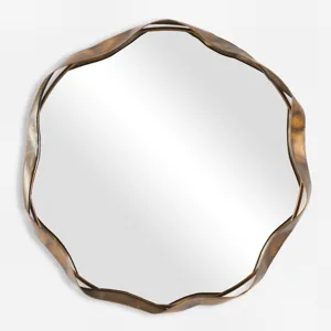 Catch The Wave Round Mirror