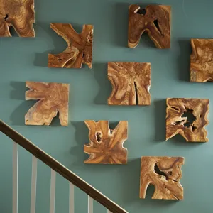 Talia Wood Wall Decor Set/9