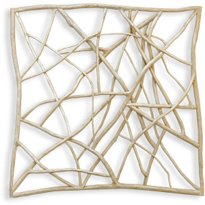 Tangled Up Outdoor Teak Wall Decor