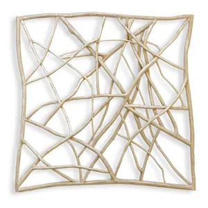 Tangled Up Outdoor Teak Wall Decor
