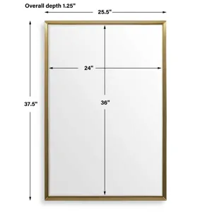 Heisler Brass Mirror
