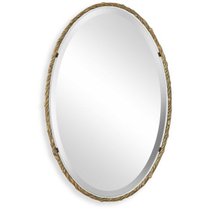 Twisted Branch Oval Mirror