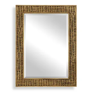 Woven In	Time Woven In Time Gold Mirror