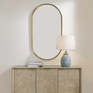 Torrado Oval Brass Mirror