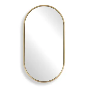 Torrado Oval Brass Mirror