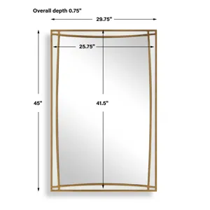 Florence Antique Gold Mirror