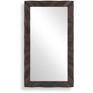 Wrinkle Wavy Wood Mirror