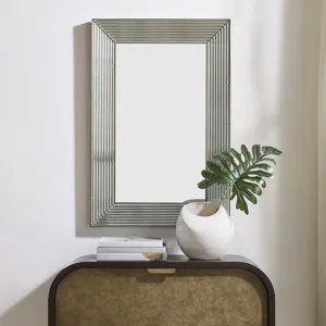 Illuminate Antique Brass Mirror