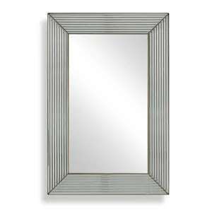 Illuminate Antique Brass Mirror