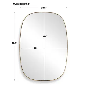 Nidia Antique Gold Mirror