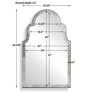 Brayden Antique Arch Mirror