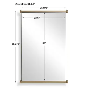 Scroll Rectangular Mirror