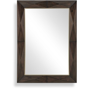 Diamond In The Rough Wood Mirror