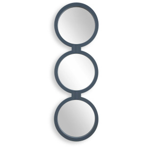 Going In Circles Blue Gray Mirror