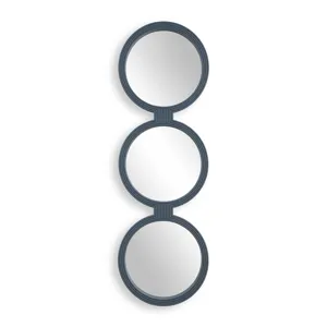 Going In Circles Blue Gray Mirror
