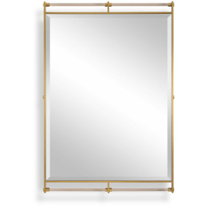 Ripoll Antique Brass Mirror