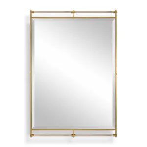Ripoll Antique Brass Mirror