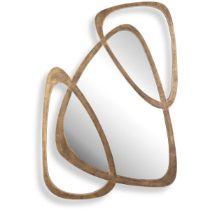Momentum Gold Mirrored Wall Decor