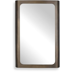 Fischer Curved Edge Gold Bronze Mirror