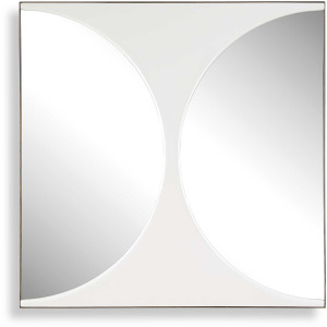 New Moon Mirrored Wall Decor