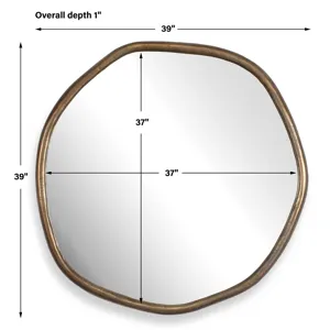 Ambrose Indoor-Outdoor Round Mirror