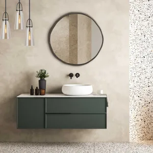 Lowen Round Bronze Mirror