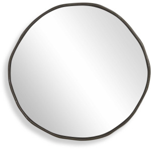 Lowen Round Bronze Mirror