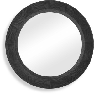 Montgomery Round Black Mirror