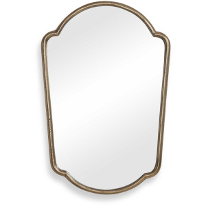 Naomi Antique Brass Mirror