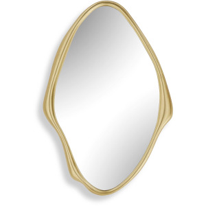 Aster Abstract Gold Mirror