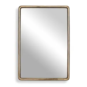 Burton Indoor-Outdoor Brass Mirror
