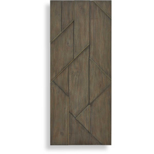 Hanoi Geometric Wood Wall Panel