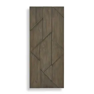 Hanoi Geometric Wood Wall Panel