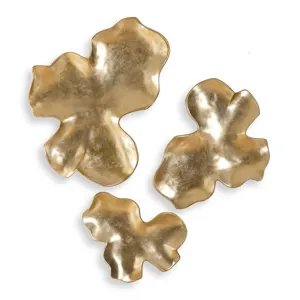 Lumina Gold Wall Decor, S/3