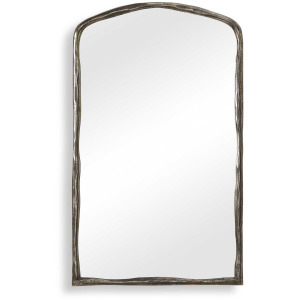 Hammered Arch Hammered Antique Nickel Arch Mirror