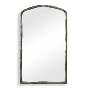 Hammered Arch Hammered Antique Nickel Arch Mirror