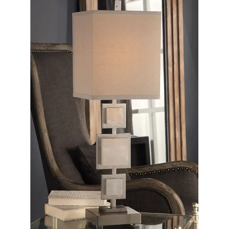 Idalgo Brushed Nickel Lamp