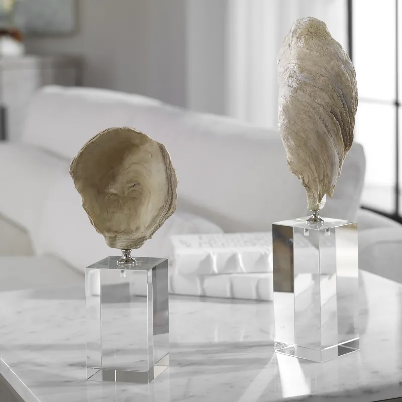 Oyster Shell Sculptures, S/2