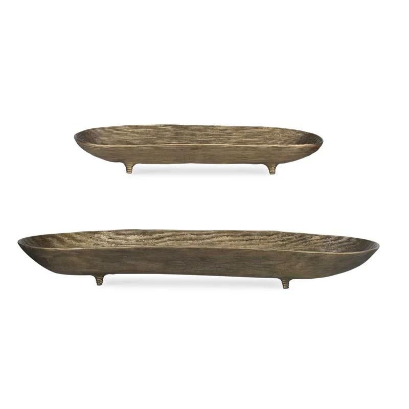 Stratum Oval Brass Bowls Set/2