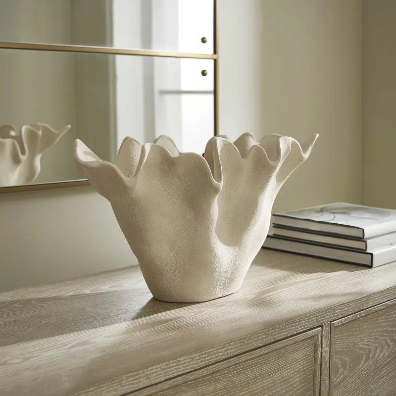 Sand Dune Outdoor Ceramic Bowl