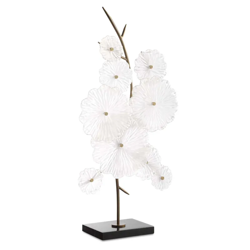 Glass Garden Table Sculpture