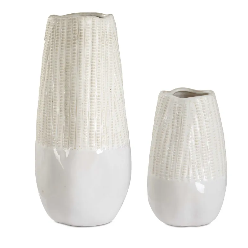 Echo Ridge White Vases Set/2