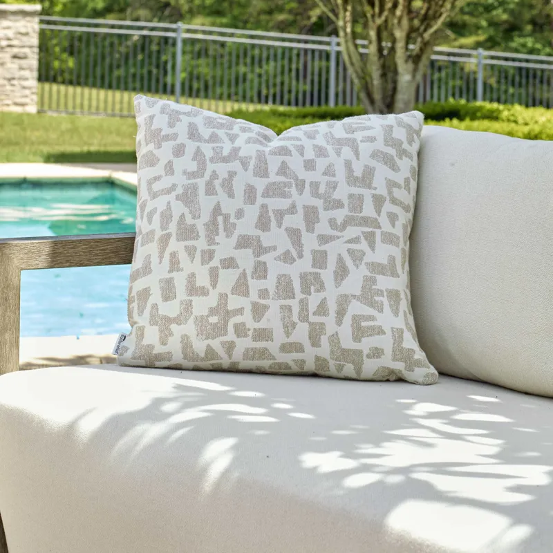 Scatter Abstract Outdoor Pillow