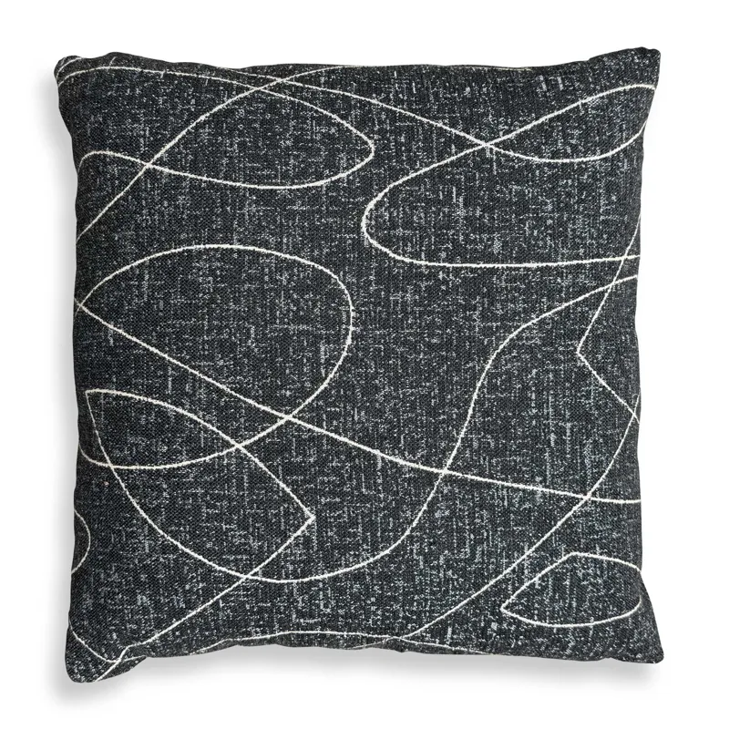 Loopy Loop Outdoor Onyx Pillow