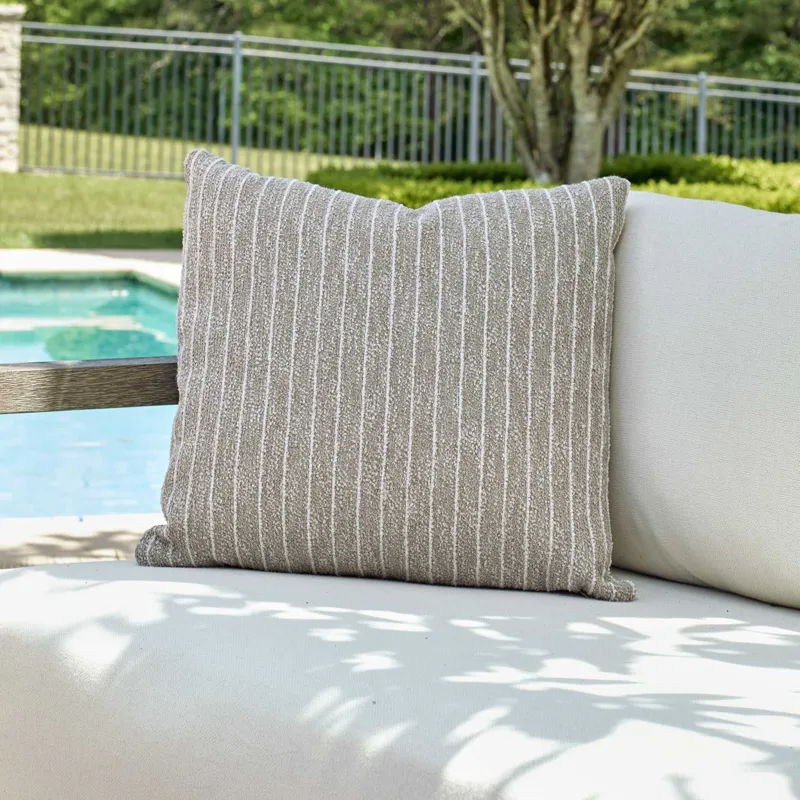 Involve Outdoor Striped Pillow