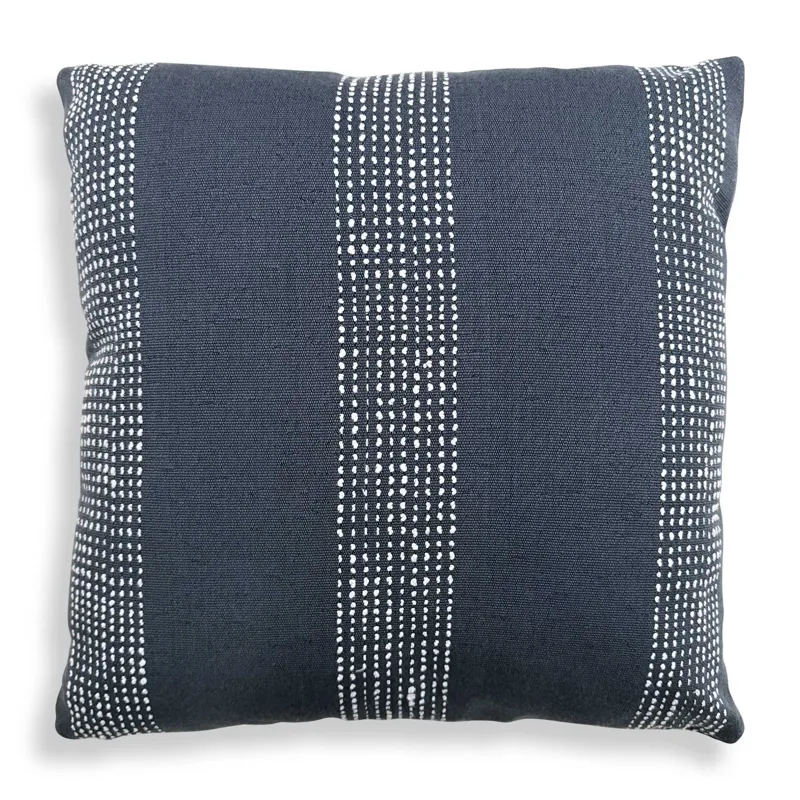 Caper Slate Blue Outdoor Pillow