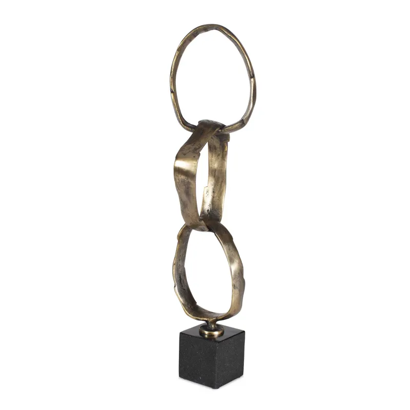 Loopform Brass Ring Sculpture