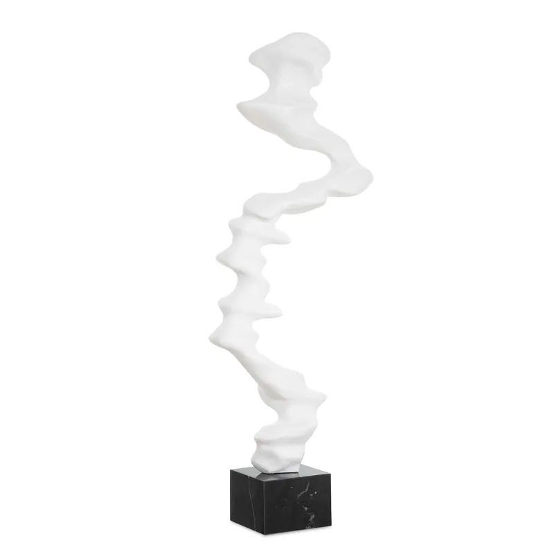 Flux Indoor-Outdoor White Sculpture