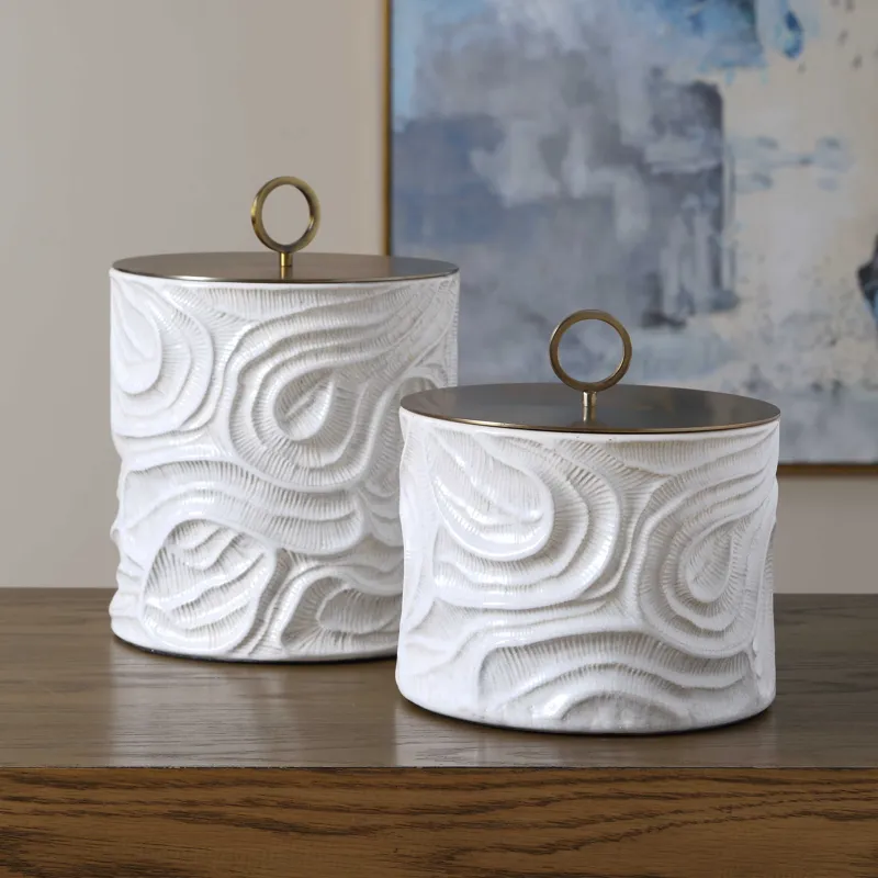 Ivory Tide Canisters, Set/2