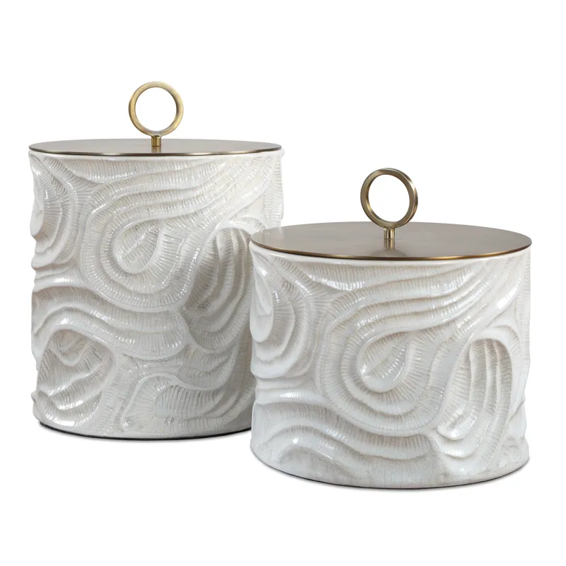Ivory Tide Canisters, Set/2
